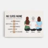 Ma Super Mamie Avec Mots Croisés - Toile Personnalisée Mamie -Cadeau Plus 3780CFR1 ma super mamie avec mots croises toile personnalisee mamie 3780CTE7A