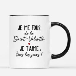 Je Me Fous De La Saint-Valentin Version Romantique - Mug Pour Couple Personnalisé -Cadeau Plus 3792MFR3 je me fous de la saint valentin version romantique mug pour couple personnalise 3792M5I5G