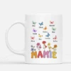 Tasse Personnalisée Mamie - Mamie Fleurs Et Papillons Colorées -Cadeau Plus 3803MFR1 tasse personnalisee mamie mamie fleurs et papillons colorees 3803M8L7A