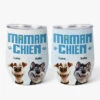 Mug Isotherme 355ml Personnalisé - Maman Chien/Papa Chien 3D - Design Cartoon -Cadeau Plus 3833TFR1 verre a vin personnalise avec couvercle maman chien papa chien 3d design cartoon 3833T5I5C