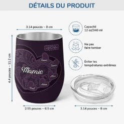 Mug Isotherme 355ml Personnalisé - Mamie Coeur Violet -Cadeau Plus 3841TFR3 verre a vin isotherme personnalise mamie coeur violet 3841T5E3A d0a9c853 0a14 4b3d b2ec 301ff7ffa3e2