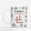 [Effet D'Impression 3D] Mug Personnalisé Mamie - La Bande À Mamie - Fleurs Et Mots-Croisés -Cadeau Plus 3848MFR1 mug personnalise mamie la bande a mamie fleurs et mots croises 3848M5T5A