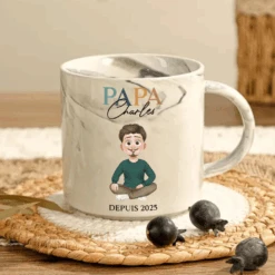 Tasse Personnalisée Effet Marbre - Cadeau Pour Tante -Cadeau Plus 3866MFR2 tasse personnalisee effet marbre cadeau pour tante 3866M5T0A
