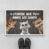 Paillasson Personnalisé - Aimer Les Chats -Cadeau Plus 3872DFR1 paillasson personnalise aimer les chats 3872DTN5D