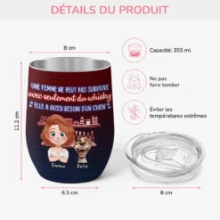 Mug Isotherme 355ml Personnalisé - Amoureuse De Son Chien -Cadeau Plus 3874TFR3 mug isotherme 355ml personnalise amoureuse de son chien 3874T 271080a2 93a2 40e8 8158 d771be28b8da