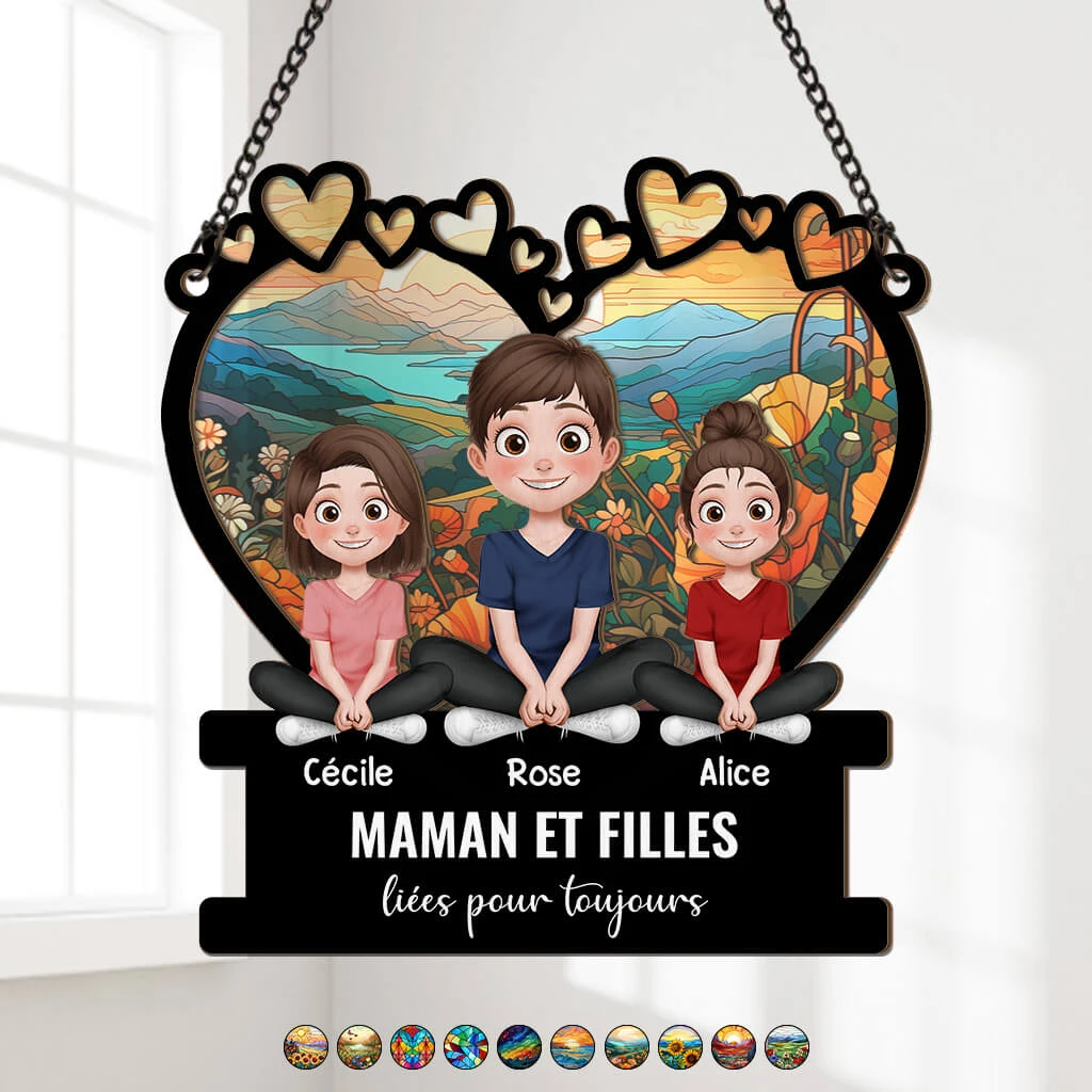 Attrape-Soleil Personnalisé - Nous Sommes Liés Pour Toujours 3 Attrape-Soleil Personnalisé - Nous Sommes Liés Pour Toujours