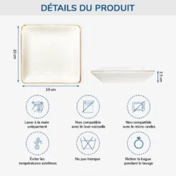 Coupelle À Bijoux Personnalisé - Nous Sommes Liés Pour Toujours -Cadeau Plus 39192FR3 coupelle a bijoux personnalise nous sommes lies pour toujours 391925K3A