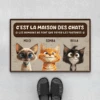 Paillasson Chat Personnalisé - Maison Des Chats 1 Paillasson Chat Personnalisé - Maison Des Chats -Cadeau Plus 3940DFR1 paillasson chat personnalise maison des chats 3940D9N5D