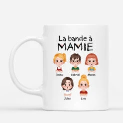 Mug Personnalisé - La Bande À Mamie - Design Cartoon Simple