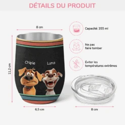 Mug Isotherme 355ml Personnalisé - Vin Et Chien 7 Mug Isotherme 355ml Personnalisé - Vin Et Chien -Cadeau Plus 3952TFR3 mug isotherme 355ml personnalise vin et chien 3952t3n0c