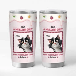 Mug Isotherme 590 Ml Personnalisé - Tout Ira Mieux Avec Chat