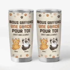 Mug Isotherme 590ml Personnalisé - Je Grifferais Une Garce Pour Toi