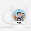 Mug Personnalisé Chat - La Bande À Papa - Design Cartoon -Cadeau Plus 3983MFR1 mug personnalise chat la bande a papa design cartoon 3983m6k8c