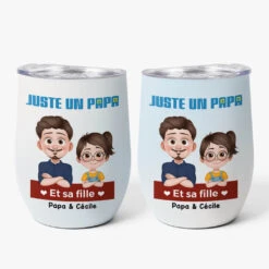 Mug Isotherme 355ml Personnalisé - Papa Et Son Enfant