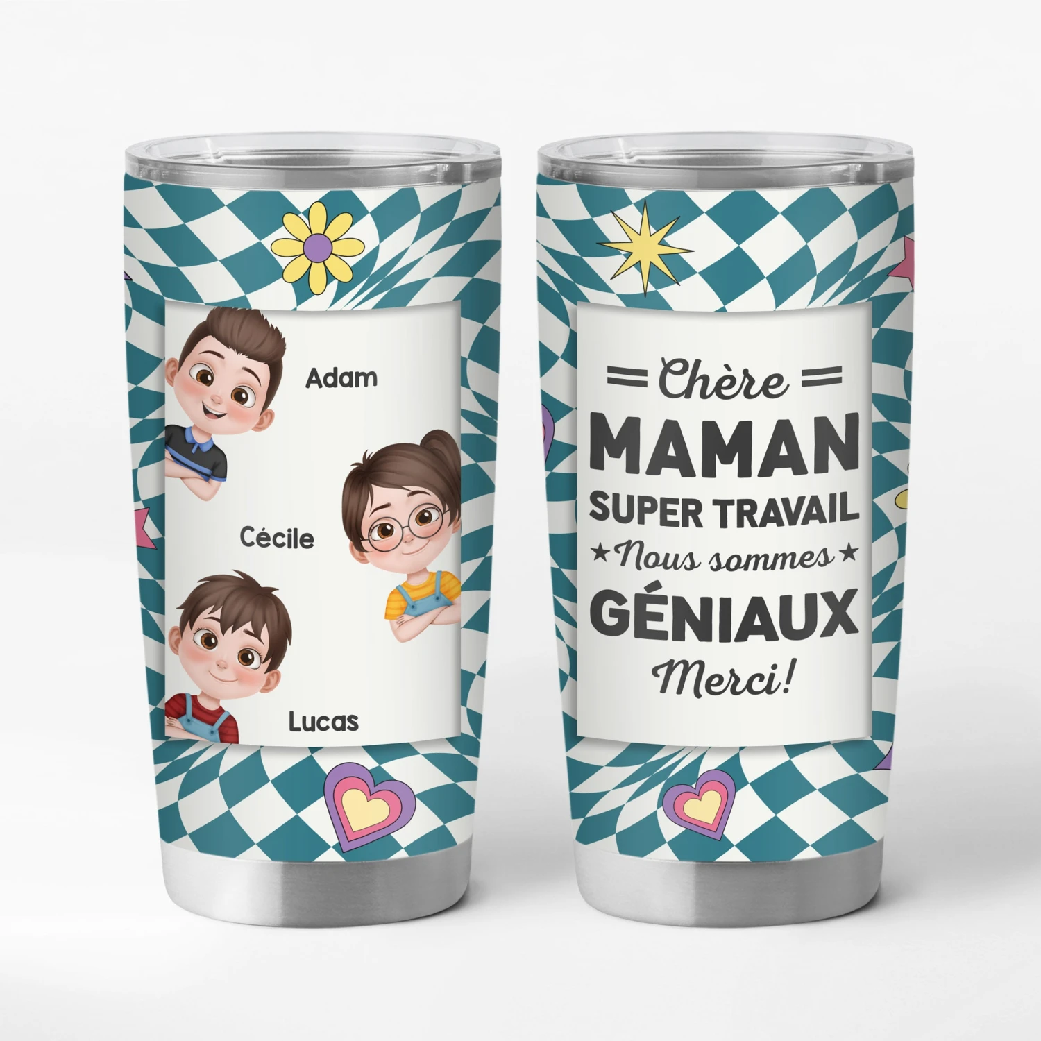 Mug Isotherme 590ml Personnalisé - Chère Maman 3 Mug Isotherme 590ml Personnalisé - Chère Maman