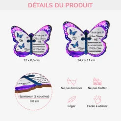 Clip Pare-Soleil De Voiture Personnalisé - À Nos Côtés Tous Les Jours -Cadeau Plus 4009GFR3 clip pare soleil de voiture personnalise a nos cotes tous les jours 4009G5Q3A