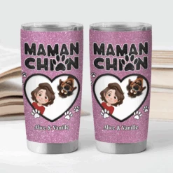 Mug Isotherme 590ml Personnalisé - Maman Chat Cœur - Paillette -Cadeau Plus 4012TFR2 mug isotherme 590ml personnalise maman chat coeur paillette 4012TKN0D