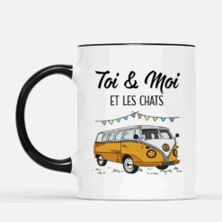 Mug Couple Personnalisé - Toi Et Moi Et Les Chats -Cadeau Plus 4017MFR2 mug couple personnalise toi et moi et les chats 4017m8h0d