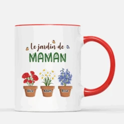 Mug Mamie Personnalisable - Le Jardin De Mamie - Design Mignon -Cadeau Plus 4021MFR3 mug mamie personnalisable le jardin de mamie design mignon 4021m6n8a