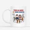 Mug Personnalisé Chat - Toi & Moi - Design Cartoon -Cadeau Plus 4038MFR1 mug personnalise chat toi moi design cartoon 4038MKH0D