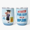 Mug Isotherme 355ml Personnalisé - Plus Sexy Avec Un Diplôme - Femme -Cadeau Plus 4045TFR1 mug isotherme 355ml personnalise plus sexy avec un diplome femme 4045t5t8a