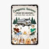 Plaque En Métal Personnalisée Avec Chien - Campeurs Heureux -Cadeau Plus 4051EFR1 plaque en metal personnalisee avec chien campeurs heureux 4051e840c