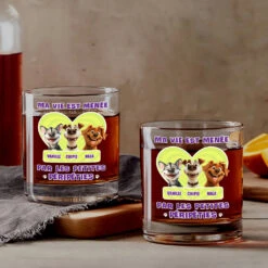 Verre À Whisky Personnalisé Avec Chien - Les Petites Péripéties - Humour