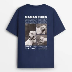 T-shirt Personnalisé Photo Pas Cher - Maman Chien