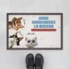 Paillasson Chat Personnalisé - Nous Gouvernons La Maison - Design Humour 1 Paillasson Chat Personnalisé - Nous Gouvernons La Maison - Design Humour -Cadeau Plus 4066DFR1 paillasson chat personnalise nous gouvernons la maison design humour 4066d9t5d