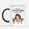Mug Personnalisé - Cette Maman Chien Appartient À - Design Cartoon -Cadeau Plus 4071MFR2 mug personnalise chien ce papa appartient a design cartoon 4071m8i0c