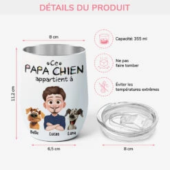 Mug Isotherme 355ml Personnalisé - Ce Papa Chien Appartient À - Design Cartoon 7 Mug Isotherme 355ml Personnalisé - Ce Papa Chien Appartient À - Design Cartoon -Cadeau Plus 4071TFR3 mug isotherme 355ml personnalise ce papa chien appartient a design cartoon 4071t8i0c
