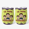 [Effet D'Impression 3D] Mug Isotherme 355ml Personnalisé - Ce Papa Appartient À - Vert Et Violet -Cadeau Plus 4073TFR1 effet dimpression 3d mug isotherme 355ml personnalise ce papa appartient a vert et violet 4073t3i0b