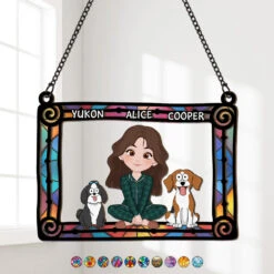 Attrape-soleil Personnalisé Pour Femme - Maman Chien