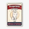 Plaque Personnalisée Pour Chien – Propriété Privée (3D Effet) -Cadeau Plus 4104EFR1 effet dimpression 3d plaque personnalisee avec chien propriete privee 4104e8m8c