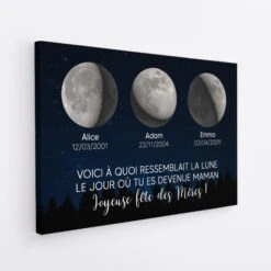 Toile Personnalisable Pour Papa/Maman - Voici À Quoi Ressemblait La Lune 6 Toile Personnalisable Pour Papa/Maman - Voici À Quoi Ressemblait La Lune -Cadeau Plus 4105CFR2 toile personnalisable pour papa voici a quoi ressemblait la lune 4105c8b5b cf189950 1b36 40e5 a02a d914f1866c77