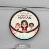 Clip Pare-soleil De Voiture Personnalisé - Profiter De La Vie De Maman -Cadeau Plus 4106GFR1 clip pare soleil de voiture personnalise profiter de la vie de maman 4106gkn0a