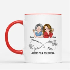 Mug Personnalisé Maman - Liées Pour Toujours - Symbole Éternel -Cadeau Plus 4119MFR2 mug personnalise maman liees pour toujours symbole eternel 4119m3k0a