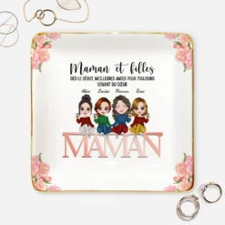 Coupelle À Bijoux Pour Maman Personnalisée - Meilleures Amies Pour Toujours