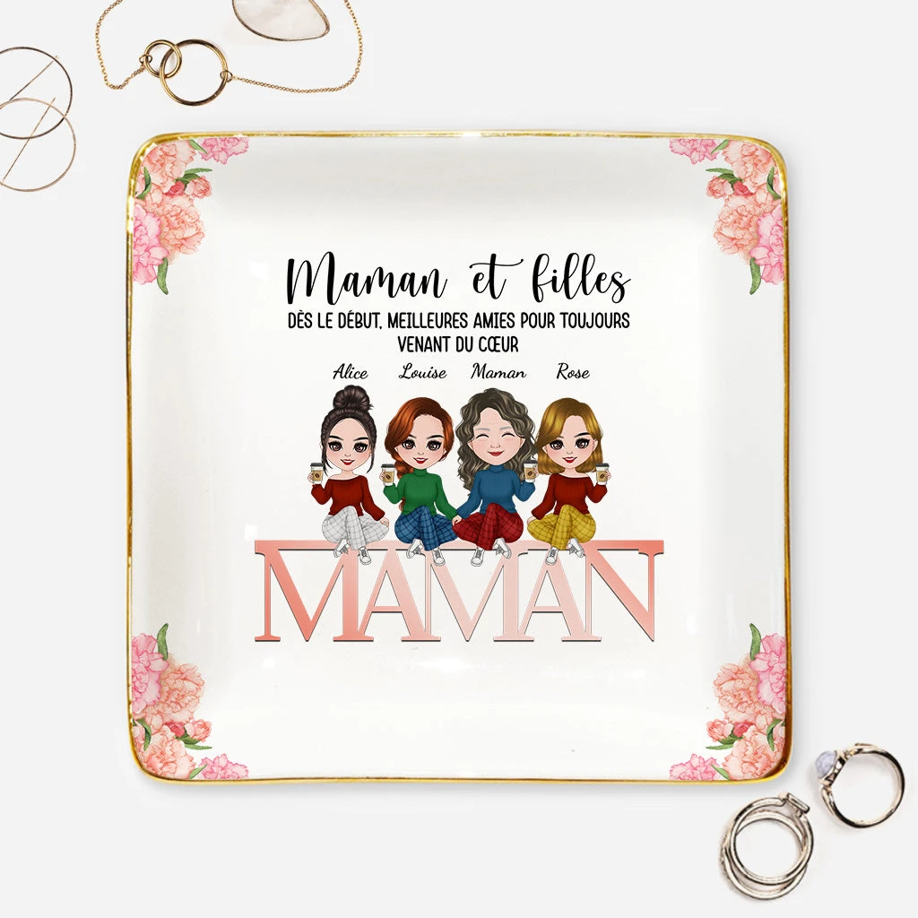 Coupelle À Bijoux Pour Maman Personnalisée - Meilleures Amies Pour Toujours 3 Coupelle À Bijoux Pour Maman Personnalisée - Meilleures Amies Pour Toujours