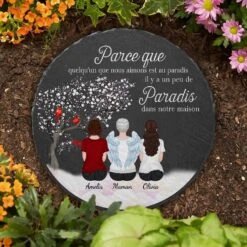 Pierre Personnalisée Famille – Un Peu De Paradis Chez Nous 8 Pierre Personnalisée Famille – Un Peu De Paradis Chez Nous -Cadeau Plus 4126QFR3 pierre commemorative personnalisee pour maman paradis dans notre maison photo 4126qtl0a fa9bf55d 7fd3 4166 bd60 60775ad19b0c