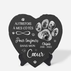 Pierre Commémorative Pour Chien - Pour Toujours Dans Mon Cœur - Photo
