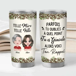Mug Isotherme 590ml Personnalisé - Telle Mère Telle Fille -Cadeau Plus 4133TFR2 mug isotherme 590ml personnalise telle mere telle fille 4133t6t8a
