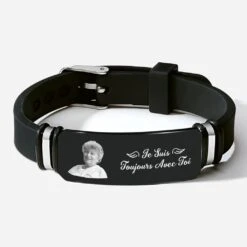 Bracelet Personnalisé - Je Suis Toujours Avec Toi - Photo Pour Mamie