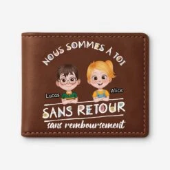 Portefeuille Personnalisé Papa - Nous Sommes À Toi