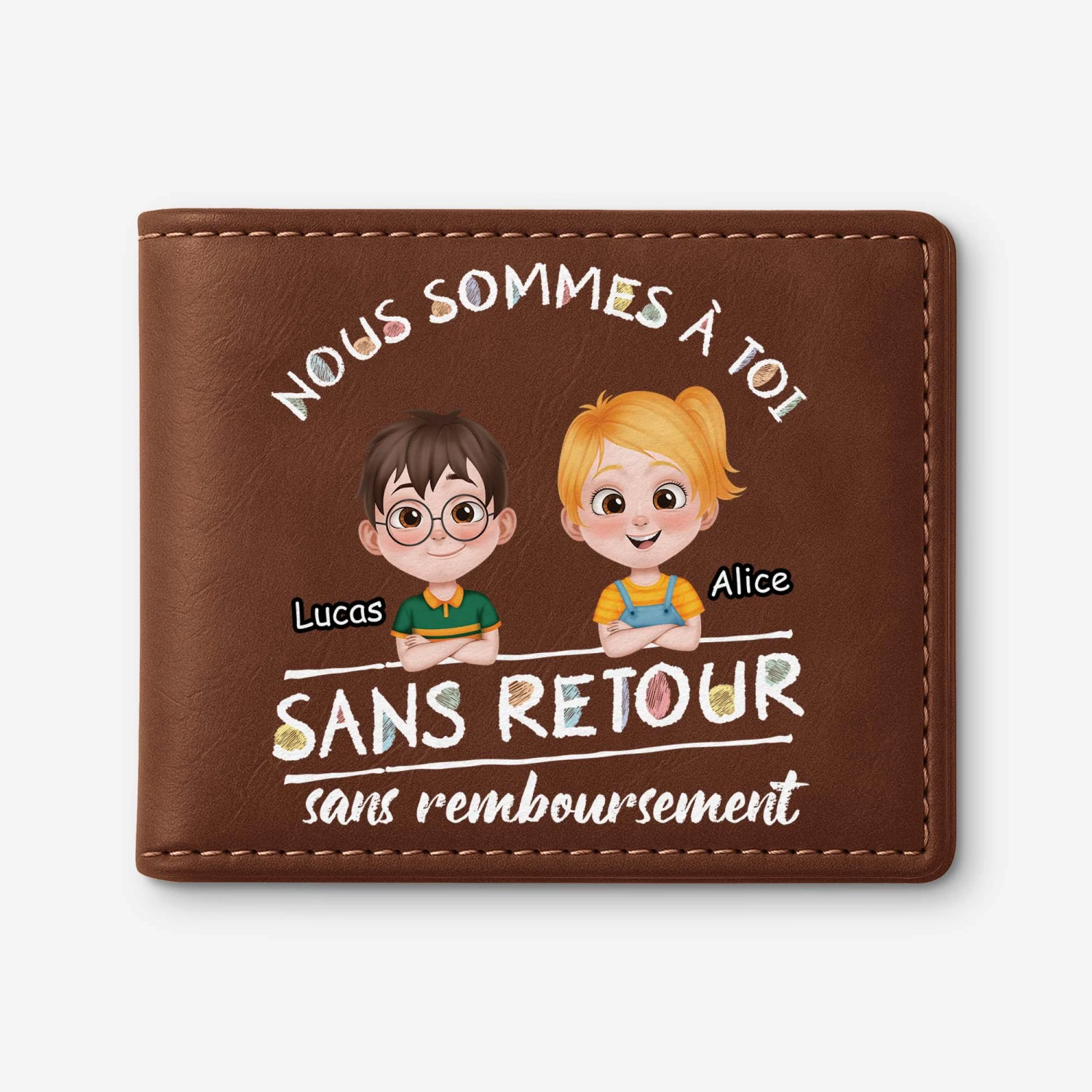 Portefeuille Personnalisé Papa - Nous Sommes À Toi 3 Portefeuille Personnalisé Papa - Nous Sommes À Toi