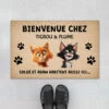 Paillasson Chat Personnalisé - Bienvenue Chez - Design Cartoon 1 Paillasson Chat Personnalisé - Bienvenue Chez - Design Cartoon -Cadeau Plus 4145DFR1 paillasson chat personnalise bienvenue chez design cartoon 4145d8i5d