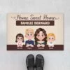 Paillasson Personnalisé – Famille Home Sweet Home -Cadeau Plus 4207DFR1 paillasson personnalise famille home sweet home design cartoon 4207dkq0i