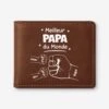 Portefeuille Cuir Personnalisé - Meilleur Papa - Avec Poings -Cadeau Plus 4213JFR1 portefeuille cuir personnalise meilleur papa avec poings 4213j