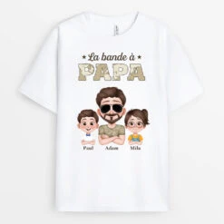 T-shirt Personnalisé La Bande À Papa Soldat