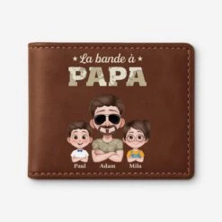Portefeuille Cuir Personnalisé Homme - La Bande À Papa Soldat